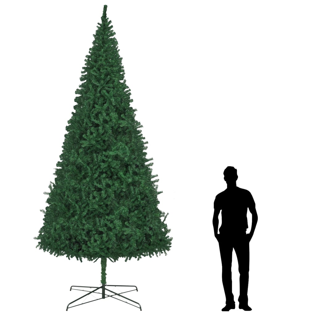 vidaXL Tekojoulukuusi 400 cm vihreä