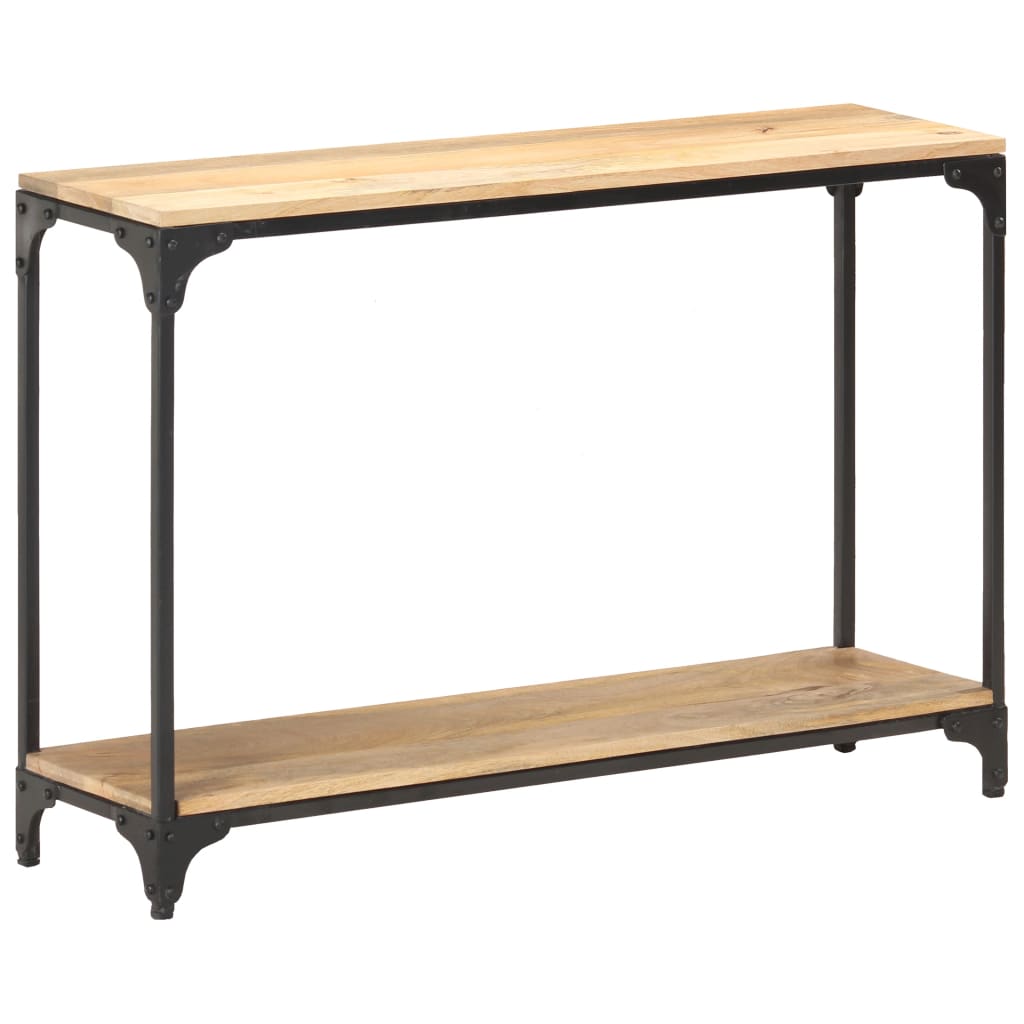 vidaXL Konsolipöytä 110x30x75 cm täysi mangopuu