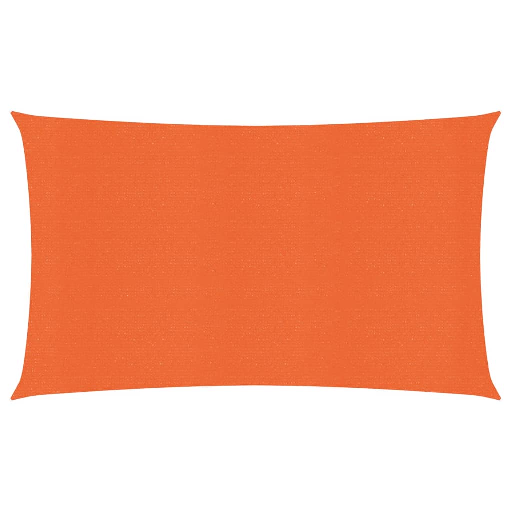 vidaXL Aurinkopurje 160 g/m² oranssi 2,5x5 m HDPE