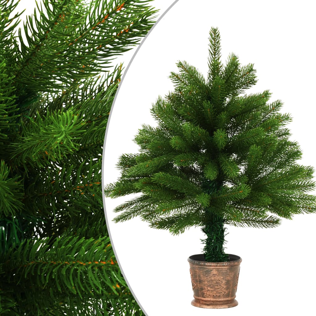 vidaXL Tekojoulukuusi korilla 65 cm vihreä