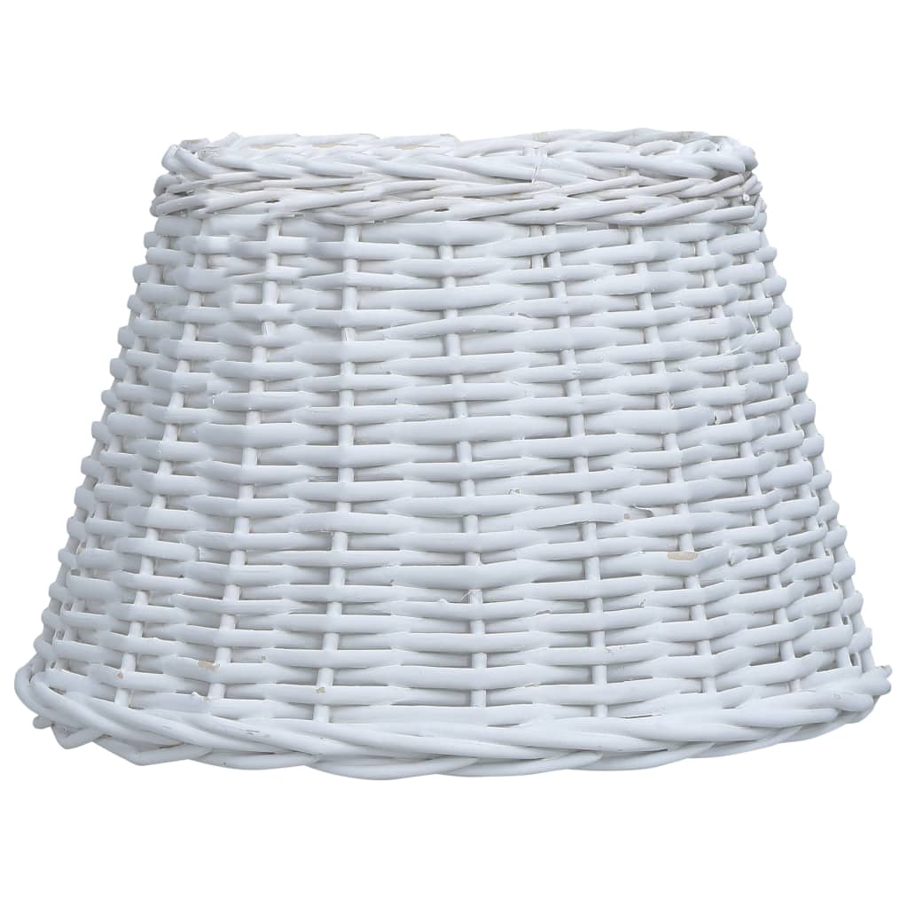 vidaXL Lampunvarjostin paju 45x28 cm valkoinen