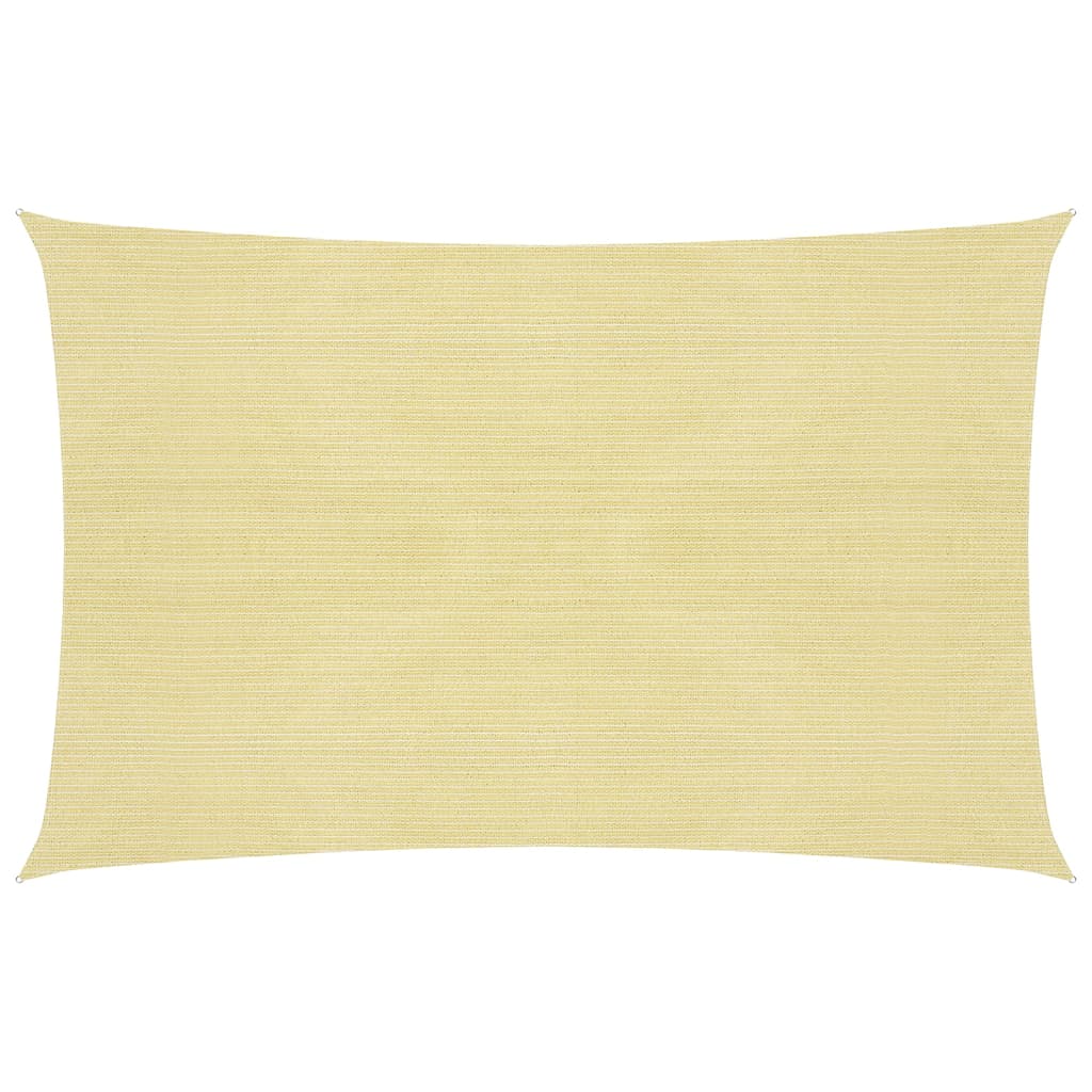vidaXL Aurinkopurje 160 g/m² beige 2x3,5 m HDPE
