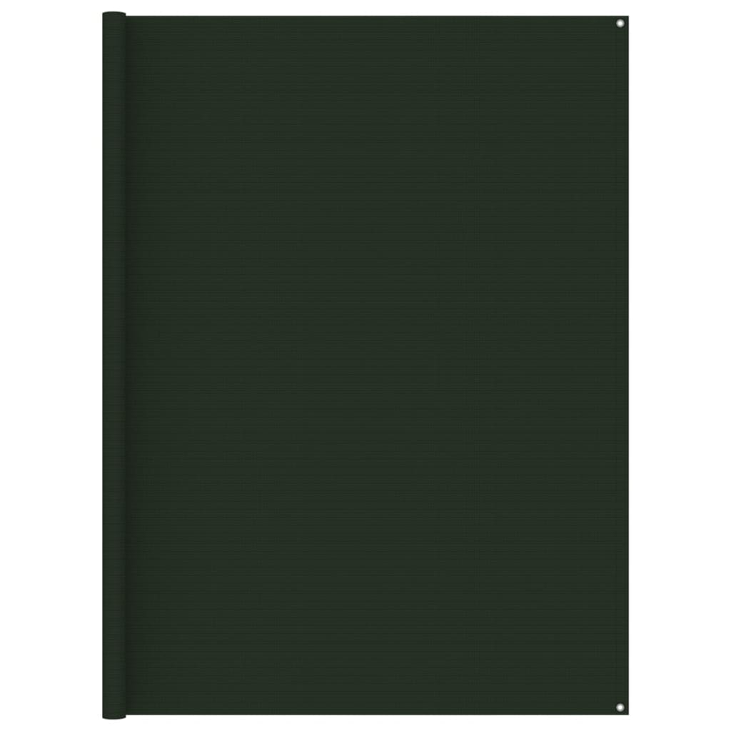 vidaXL Telttamatto 250x250 cm tummanvihreä