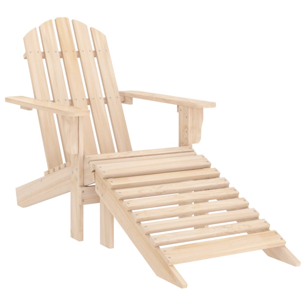 vidaXL Adirondack-puutarhatuoli rahilla täysi kuusi