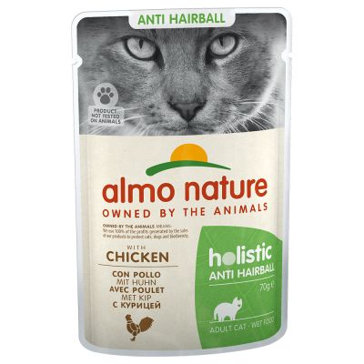 Almo Nature Holistic Anti Hairball 70g - 6 x nauta