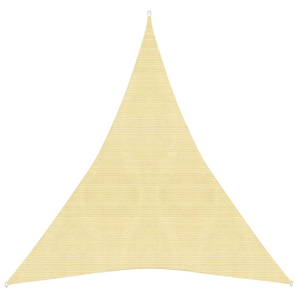 vidaXL Aurinkopurje 160 g/m² beige 5x7x7 m HDPE