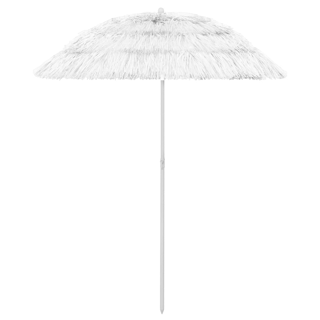 vidaXL Rantavarjo valkoinen 180 cm