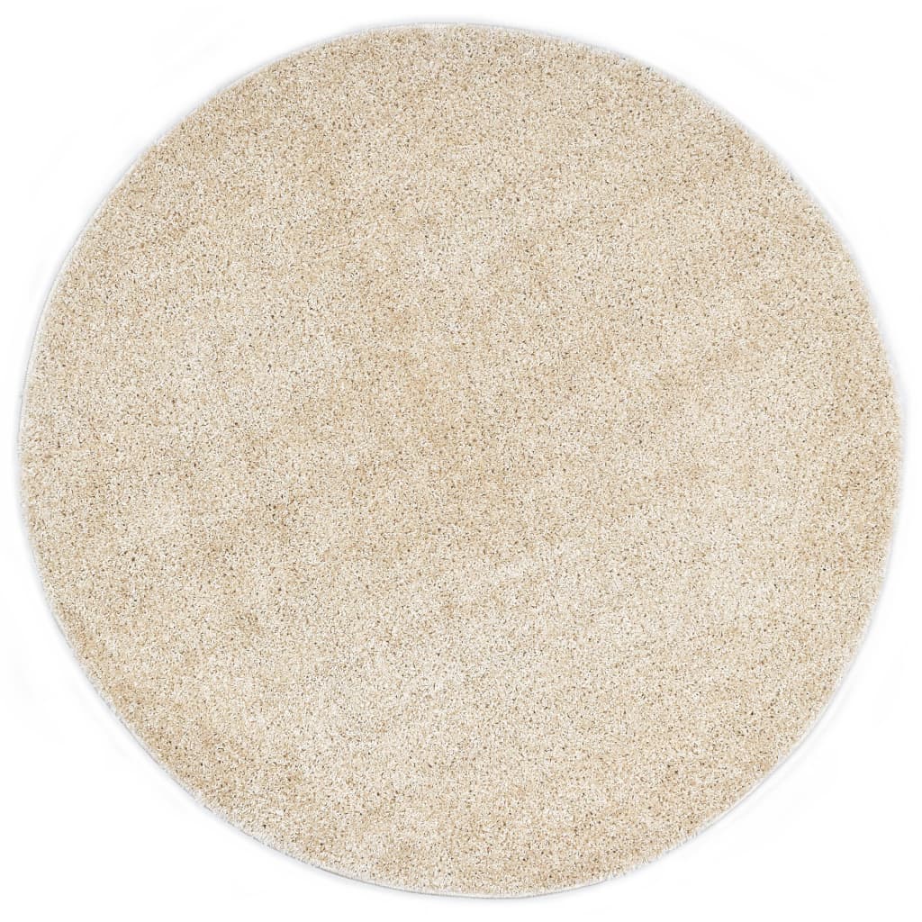vidaXL Shaggy-matto 67 cm beige