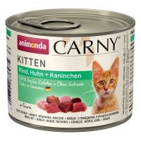 Animonda Carny Kitten 6 x 200 g - nauta, kana & kani