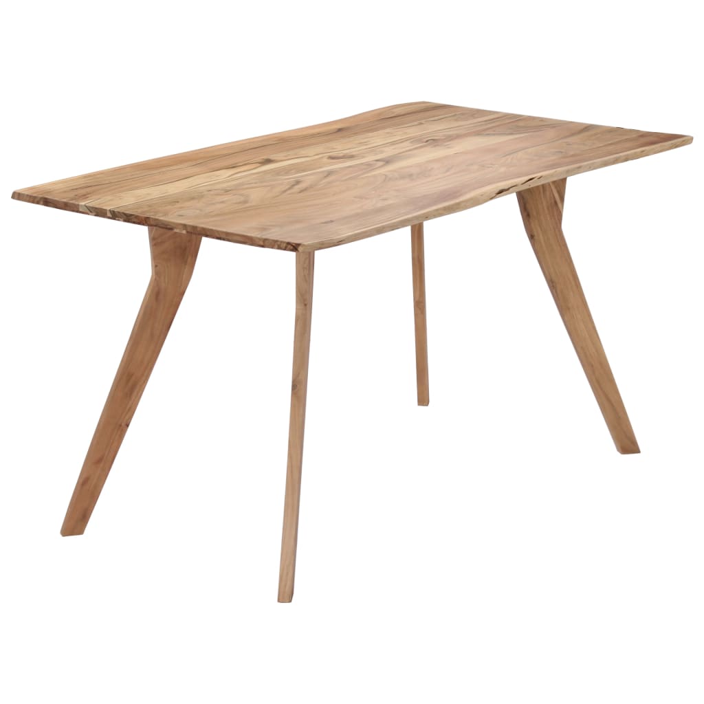 vidaXL Ruokapöytä 140x80x76 cm akaasiapuu