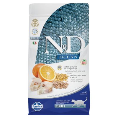 Farmina N&D Ocean Healthy Grain Cod & Orange Adult - 1,5 kg