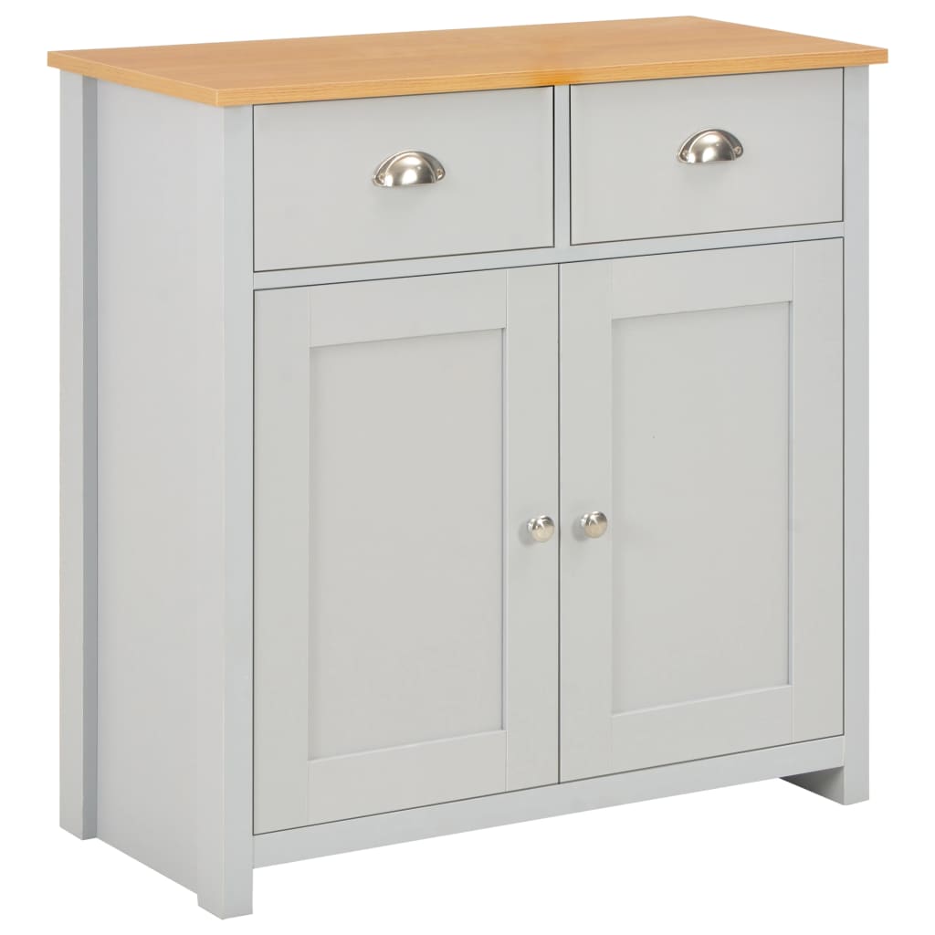 vidaXL Senkki harmaa 79x35x81 cm