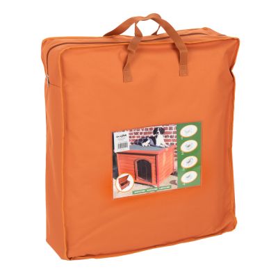 Eristys tasakattoiseen Woody-koirankoppiin - L 74 x S 44 x K 42 cm, sopii koolle S