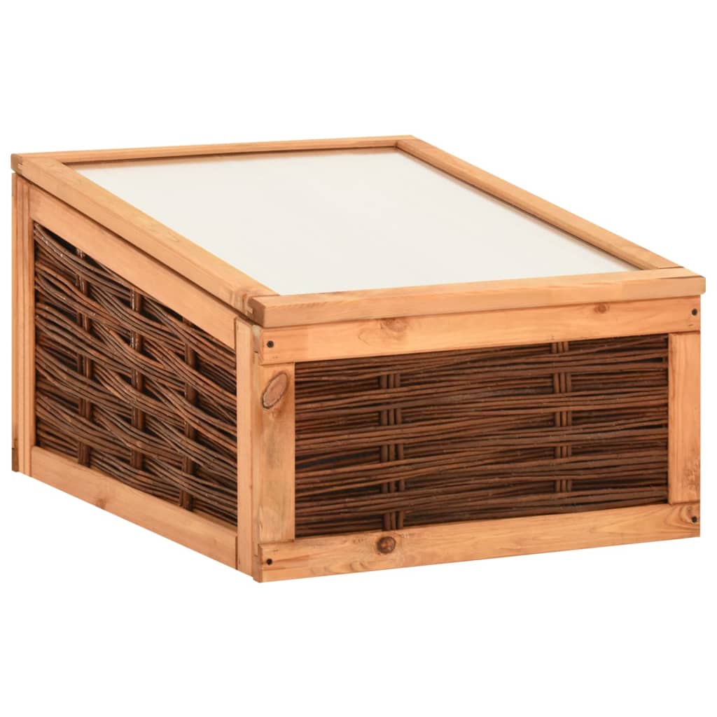 vidaXL Kasvihuone 60x80x45 cm täysi mänty ja paju