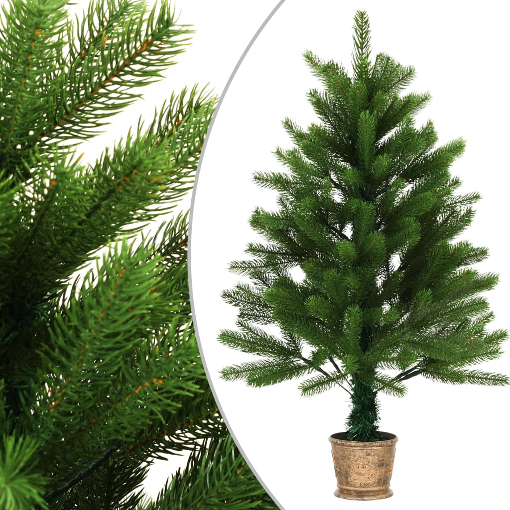 vidaXL Tekojoulukuusi korilla 90 cm vihreä