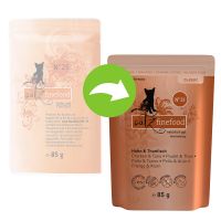 catz finefood Pouch 8 x 85 g - nauta & vasikka