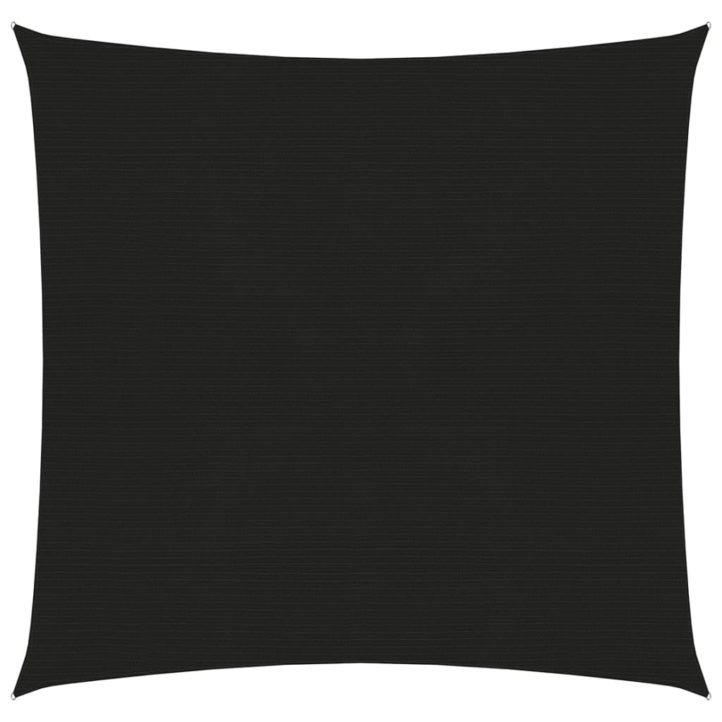 vidaXL Aurinkopurje 160 g/m² musta 2,5x3 m HDPE