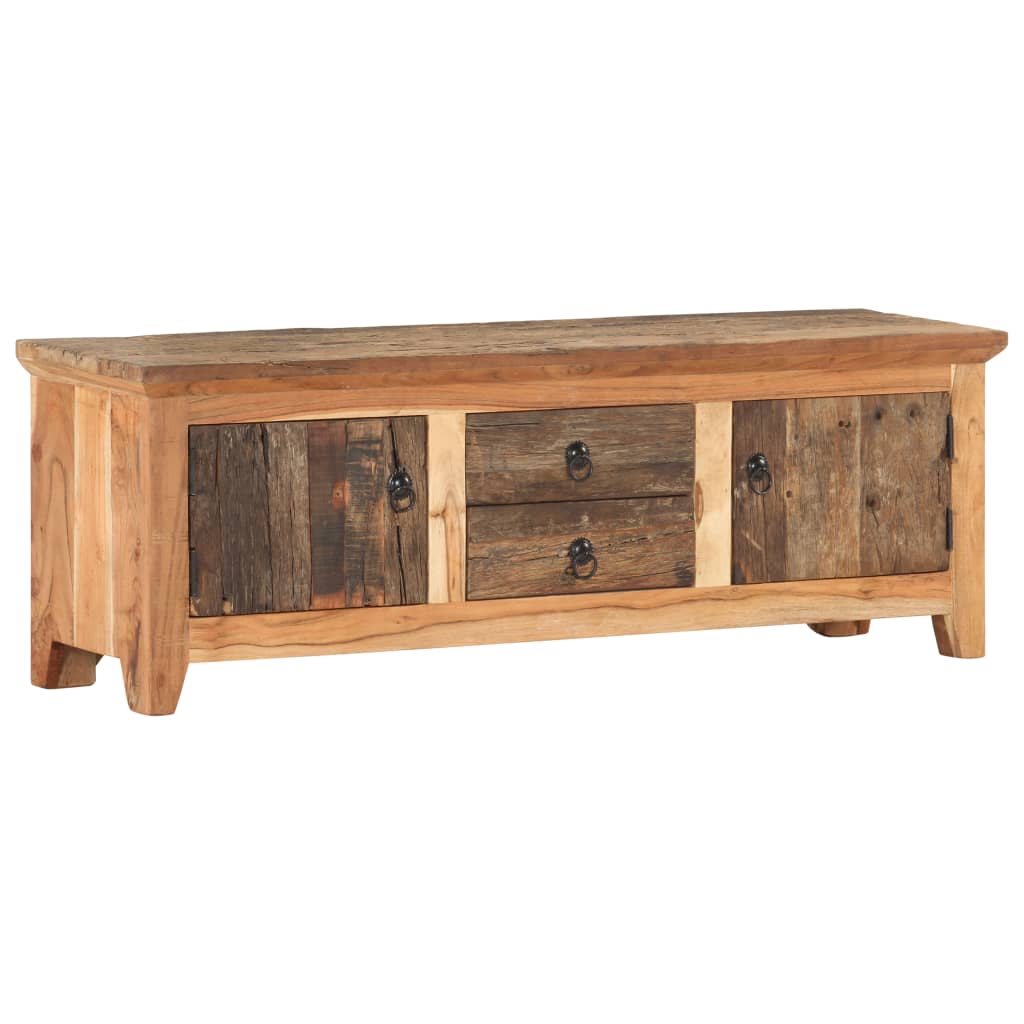 vidaXL TV-taso 120x30x40 cm täysi akaasiapuu ja kierrätetty täyspuu