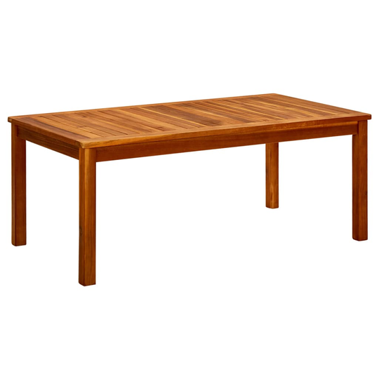 vidaXL Puutarhan sohvapöytä 110x60x45 cm täysi akaasiapuu