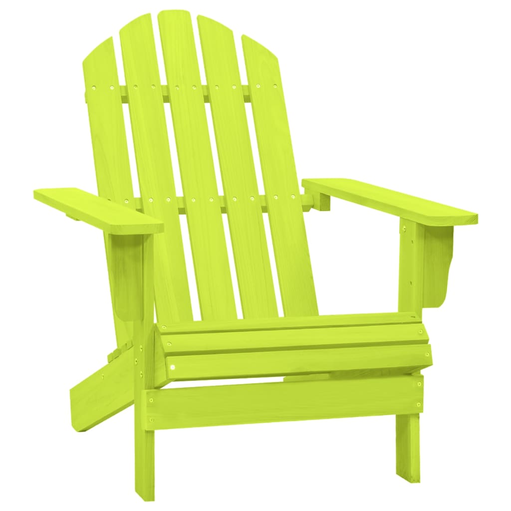 vidaXL Adirondack-puutarhatuoli täysi kuusi vihreä