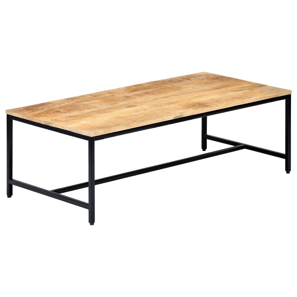 vidaXL Sohvapöytä 120x60x40 cm karkea mangopuu