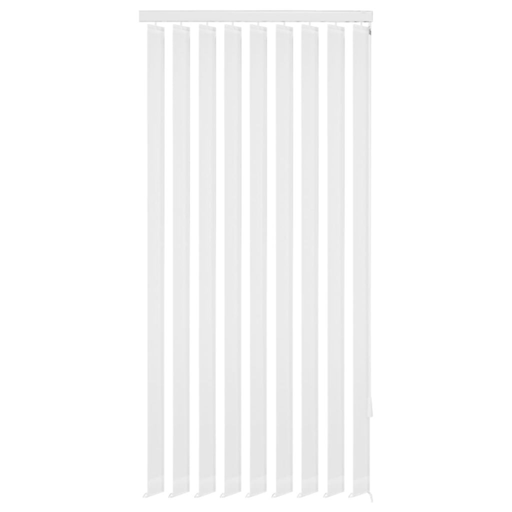vidaXL Pystykaihtimet Valkoinen Kangas 150x180 cm