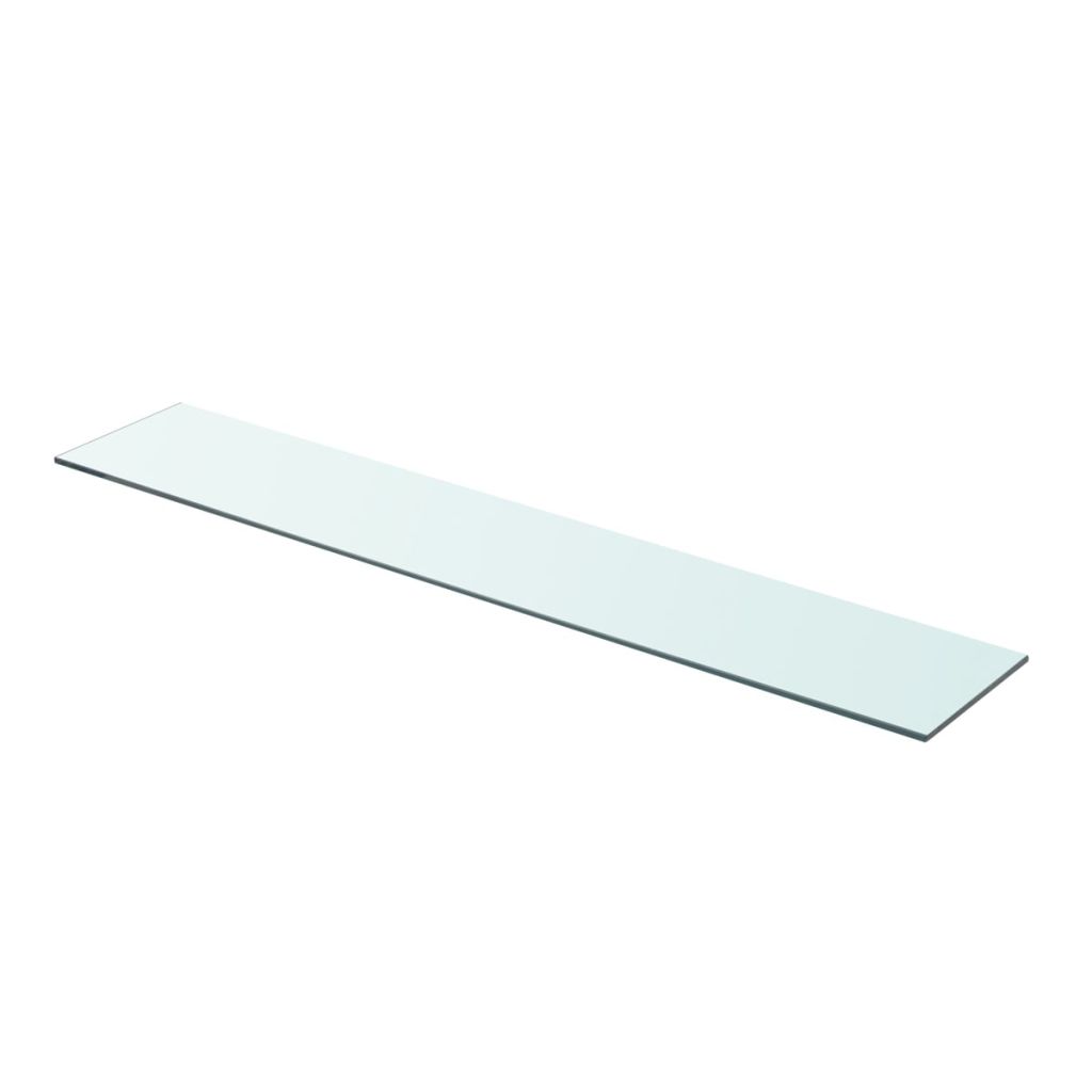vidaXL Hyllypaneeli Kirkas Lasi 90x15 cm
