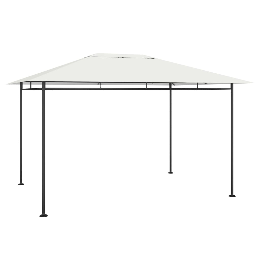 vidaXL Huvimaja 4x3x2,7 m kerma 180 g/m²