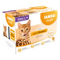 IAMS Delights Kitten in Sauce, kana - 24 x 85 g kana