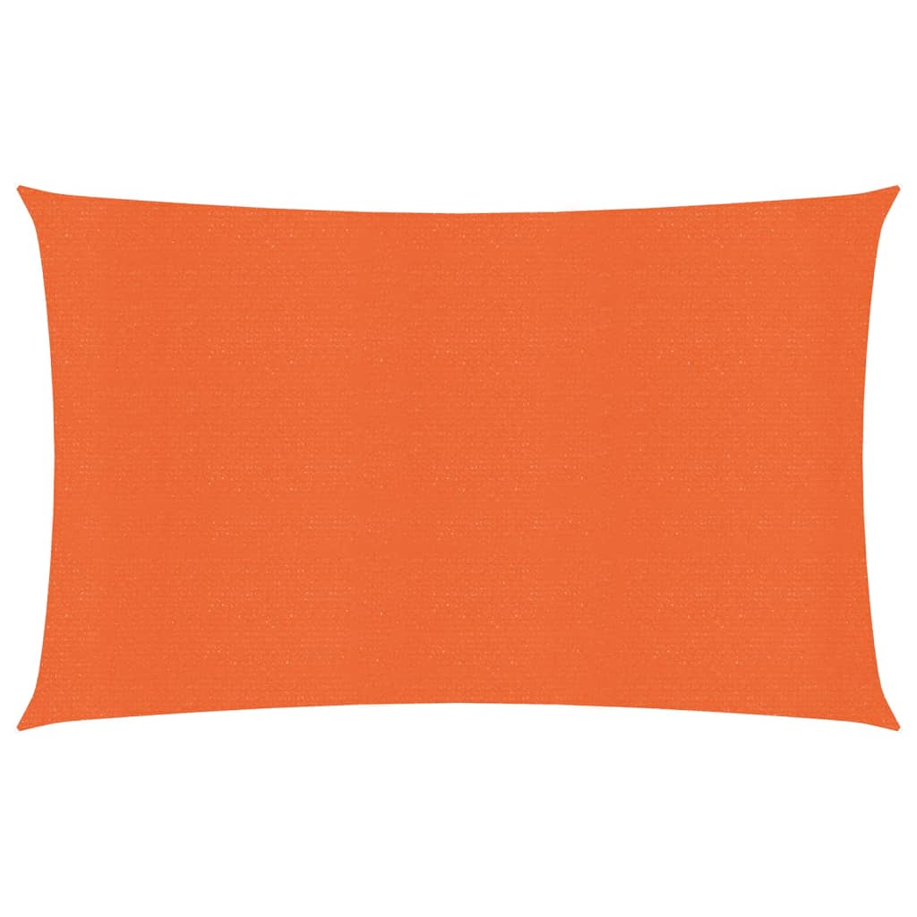 vidaXL Aurinkopurje 160 g/m² oranssi 3,5x5 m HDPE