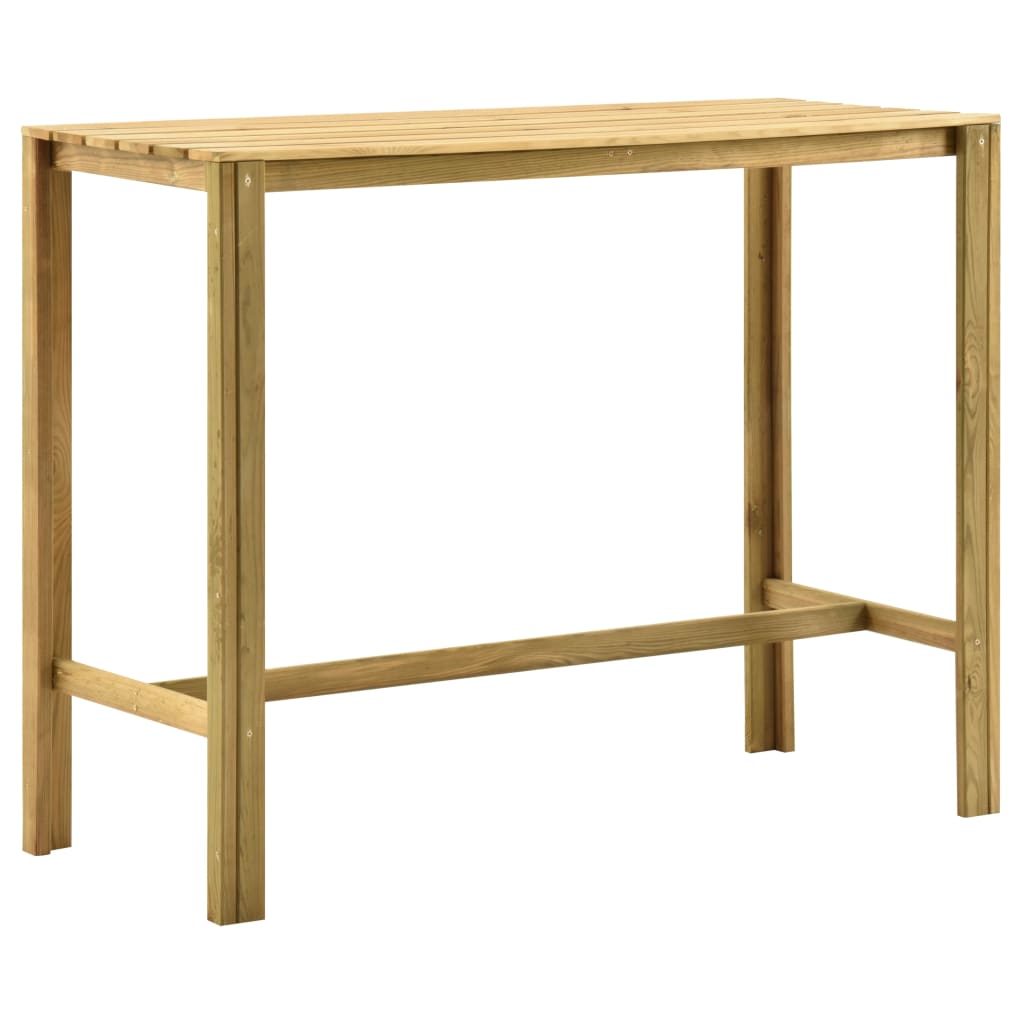 vidaXL Baaripöytä 140x60x110 cm kyllästetty mänty