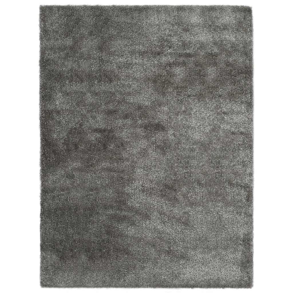 vidaXL Shaggy-matto 140x200 cm antrasiitti