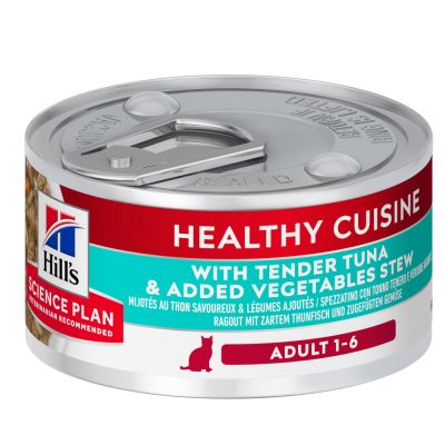 Hill's Science Plan Adult Healthy Cuisine Ragout Tuna & Vegetables - 12 x 79 g