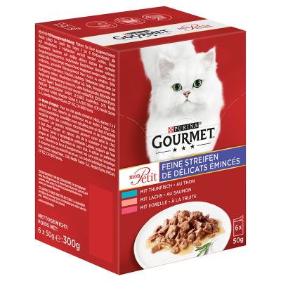 Gourmet Mon Petit -sekoitus 6 x 50 g - duetto: nauta, kana