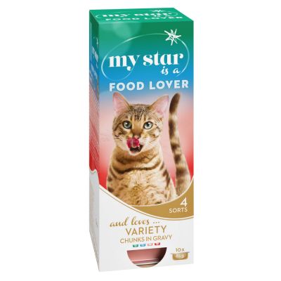 My Star is a Food Lover - lajitelma - 10 x 85 g (4 makua)