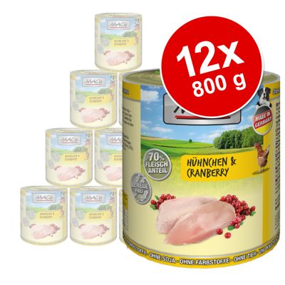 MAC's Adult -säästöpakkaus 12 x 800 g - nauta & kurpitsa
