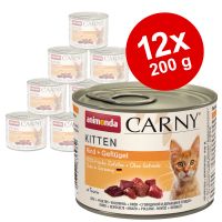 Animonda Carny Kitten -lajitelma 12 x 200 g - Mixpaketti 2
