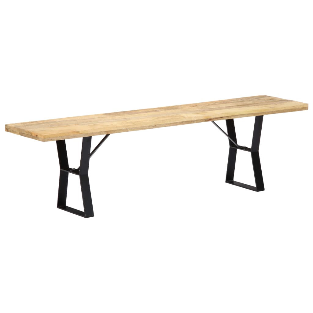 vidaXL Penkki 160 cm mangopuu