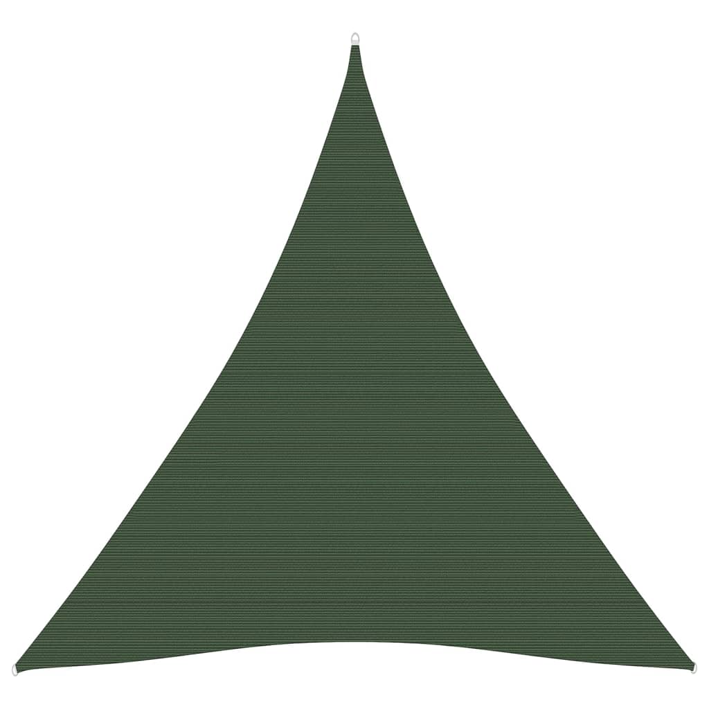 vidaXL Aurinkopurje 160 g/m² tummanvihreä 5x6x6 m HDPE