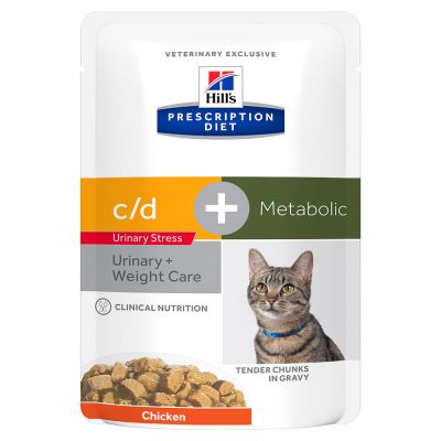 Hill's Prescription Diet c/d Urinary Stress + Metabolic - kana - 24 x 85 g
