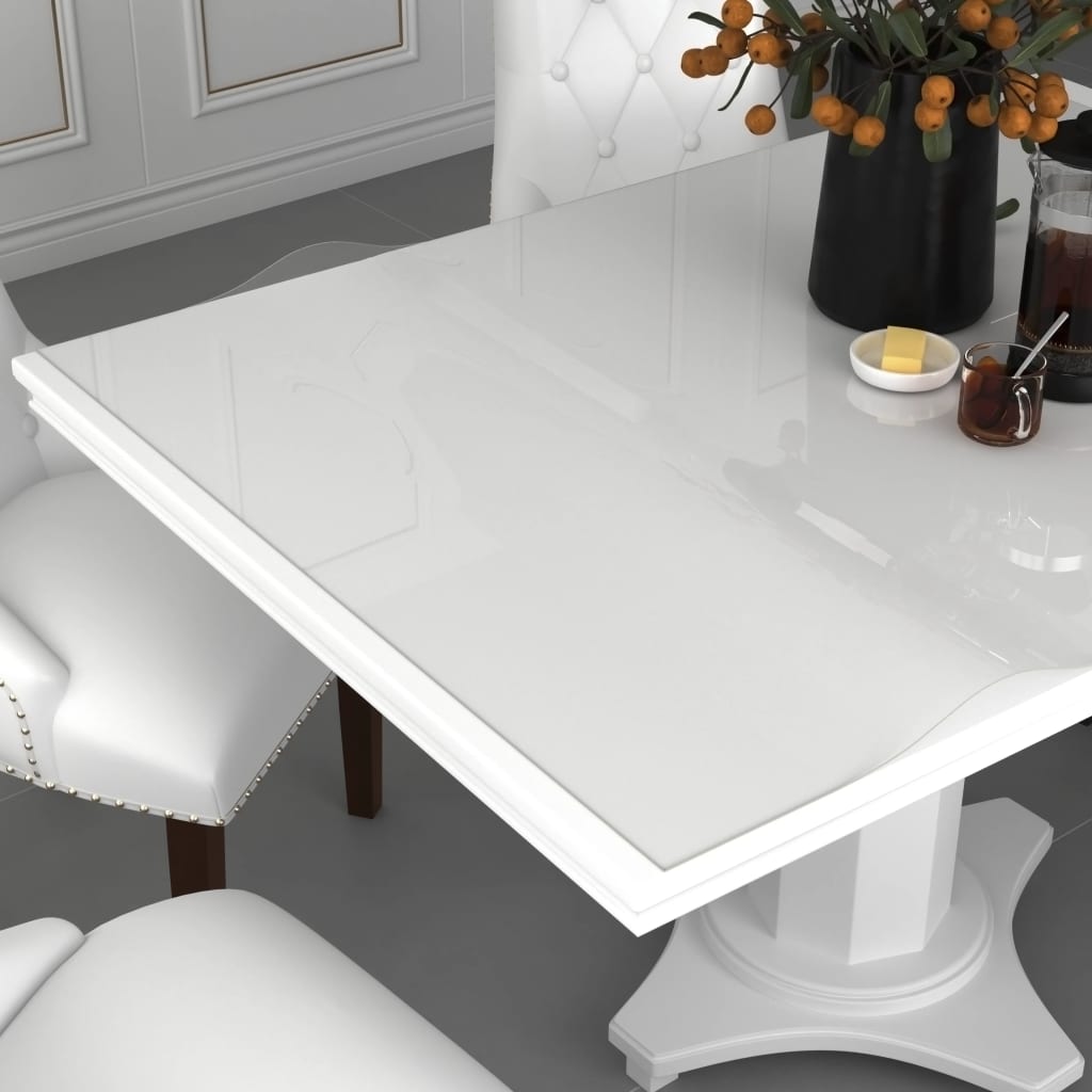 vidaXL Pöytäsuoja läpinäkyvä 120x60 cm 2 mm PVC