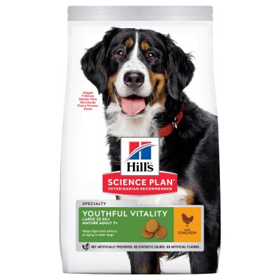 Hill's Science Plan Mature Adult 7+ Youthful Vitality Large Breed Chicken - säästöpakkaus: 2 x 14 kg