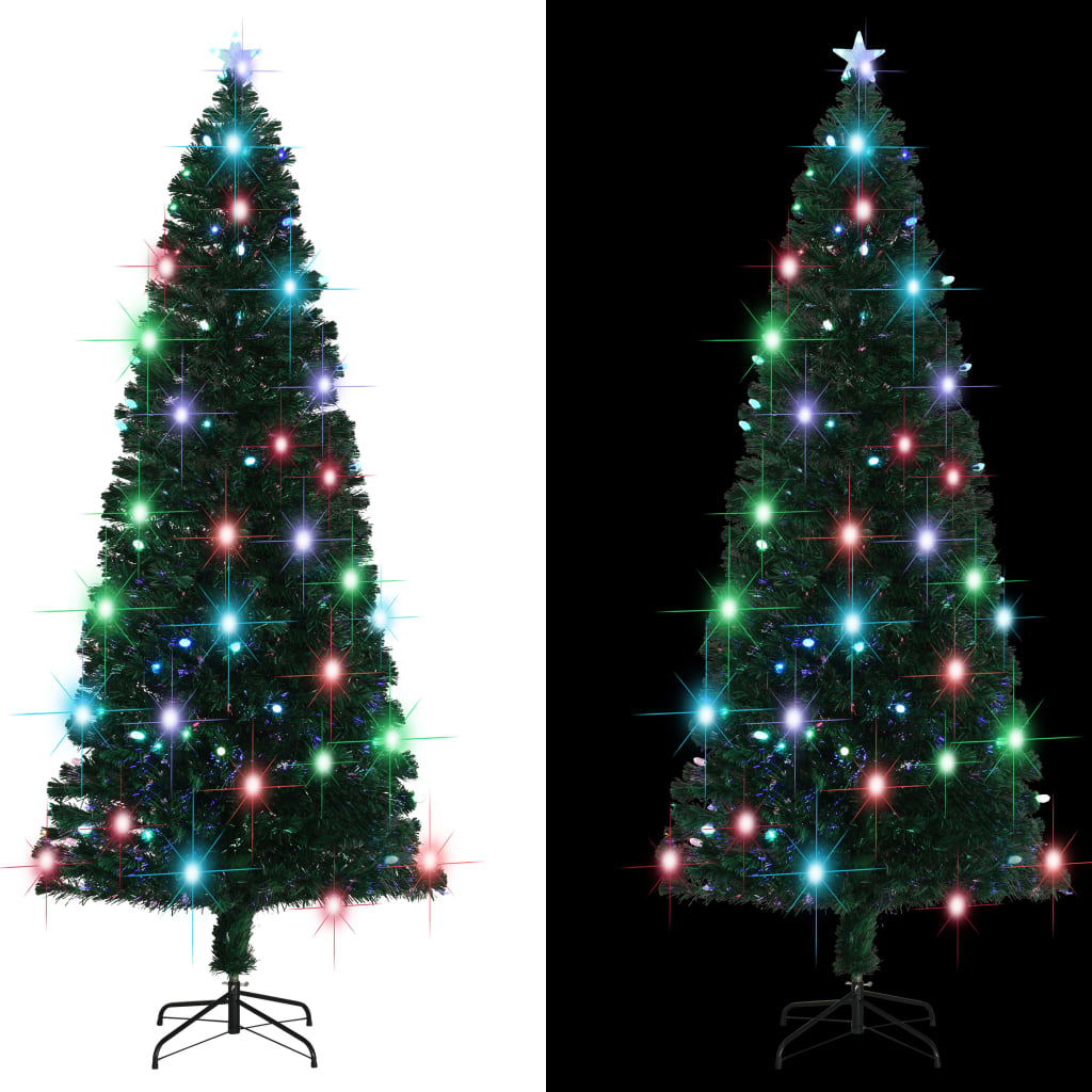 vidaXL Tekojoulukuusi jalustalla LED 240 cm 380 oksaa