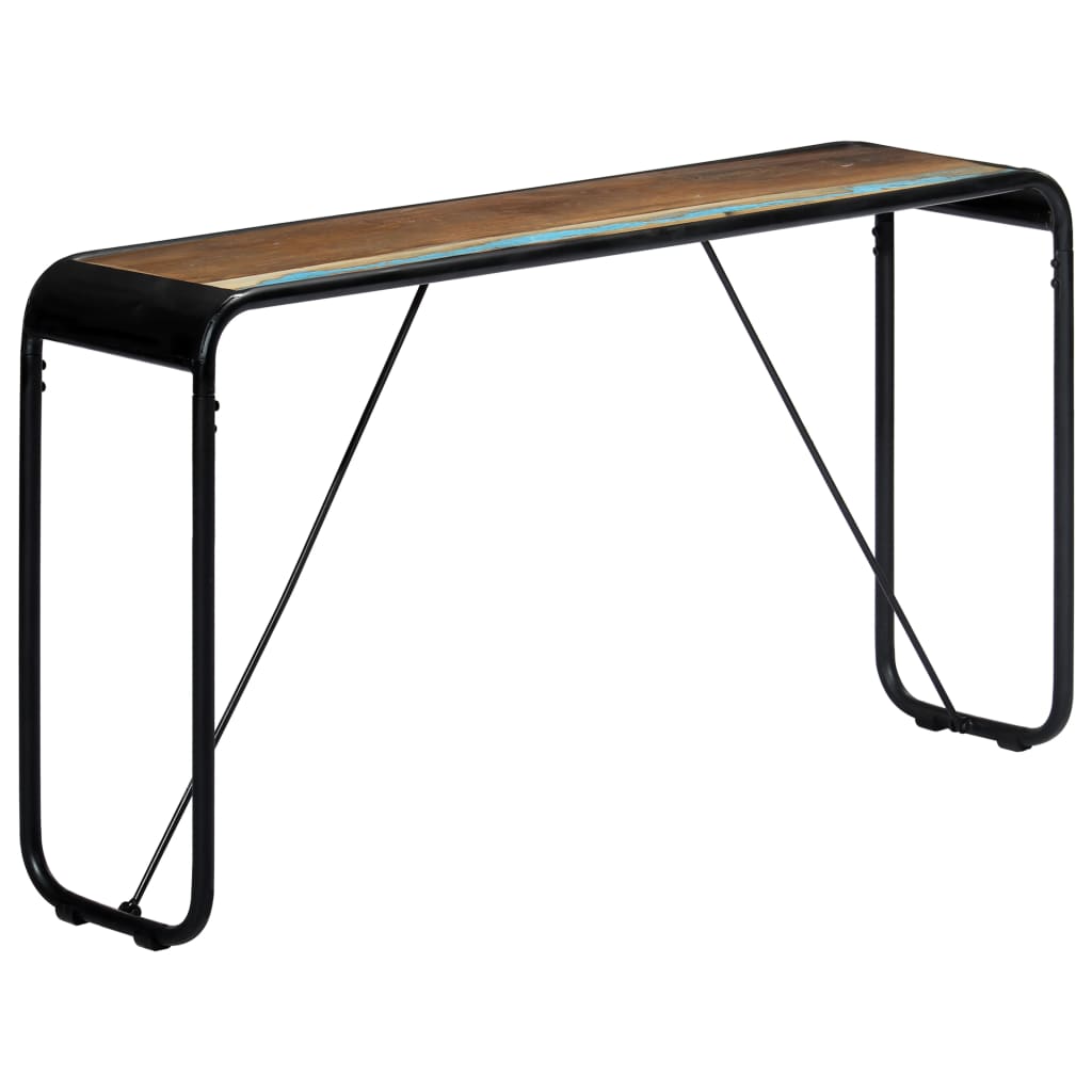 vidaXL Konsolipöytä 140x35x76 cm kierrätetty täyspuu