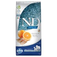 Farmina N&D Ocean Grain Free Herring & Orange Adult Medium & Maxi - säästöpakkaus: 2 x 12 kg