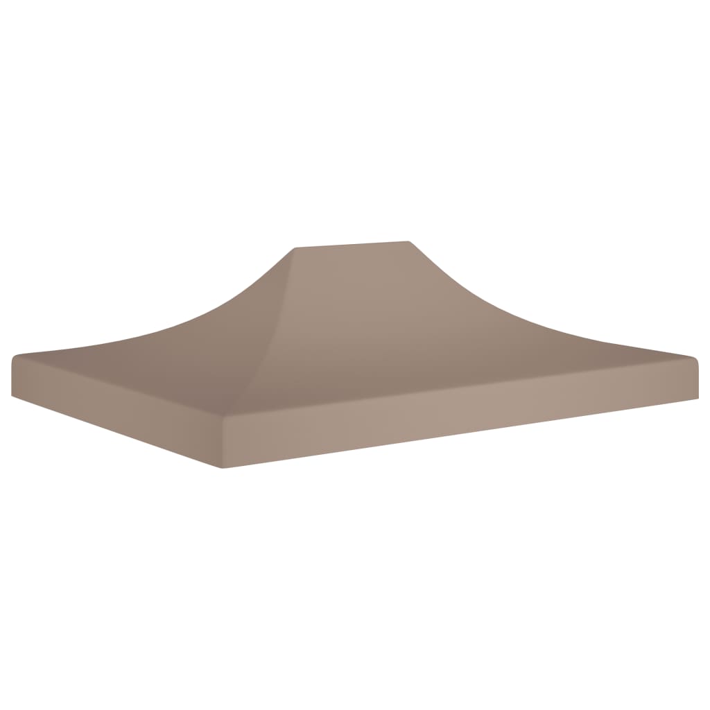 vidaXL Juhlateltan katto 4,5x3 m harmaanruskea 270 g/m²