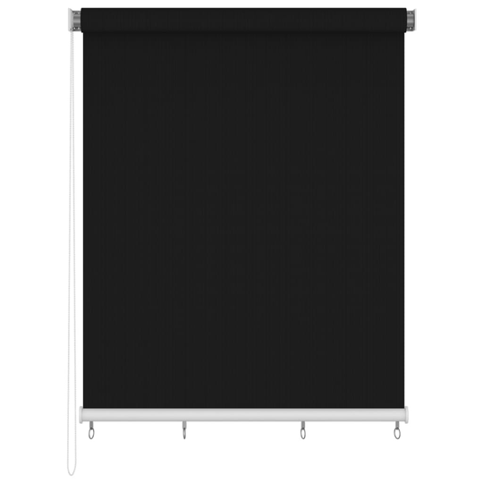 vidaXL Rullaverho ulkotiloihin 240x230 cm musta