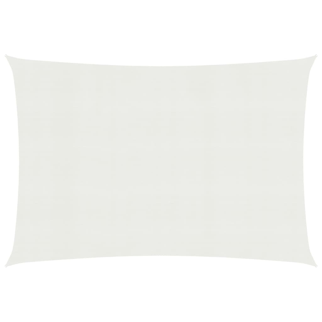 vidaXL Aurinkopurje 160 g/m² valkoinen 2,5x3,5 m HDPE