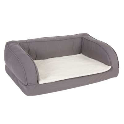 Ortopedinen koiransohva, harmaa - P 90 x L 60 x K 30 cm