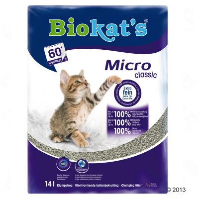 Biokat's Micro -kissanhiekka - 14 l